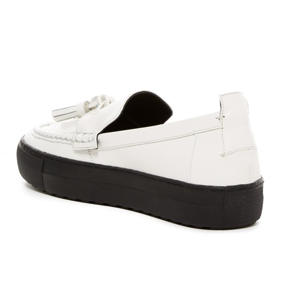 ATELJE 71 New COLE Leather Tassel Platform Flats Loafers Flatforms NIB Womens  7 - Picture 4 of 16